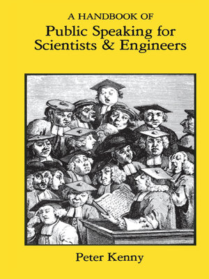 cover image of A Handbook of Public Speaking for Scientists and Engineers
